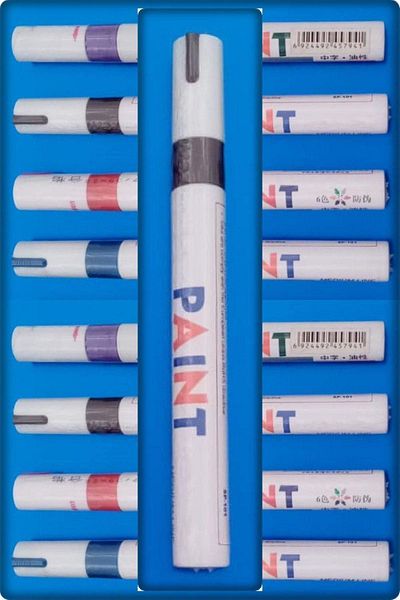TAN EXPRESS Brown Paint Marker - Oil Based, Furniture Touch Up Pen, 1 Piece