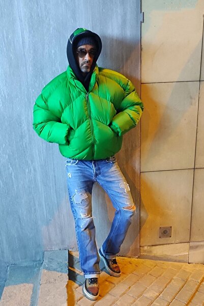 AYYA MEN Oversize Şişme Mont Street Style Rahat Kalıp