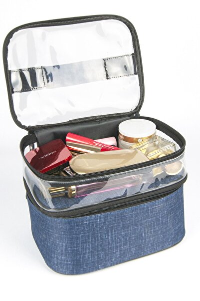 joseki Makyaj Çantası Profesyonel Kadın Mini Makyaj Valizi Seyehat Seti Günlük Kişisel Cilt Bakım Bavulu