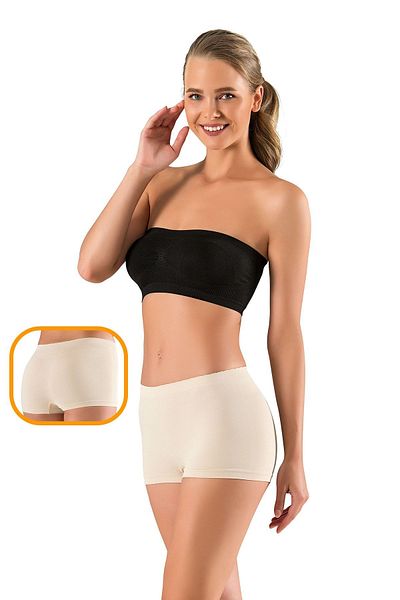 MODANTY Γυναικείο δέρμα κοντό σορτς Boxer Seamless Seamless Knitted Shaper Άνετη υφή