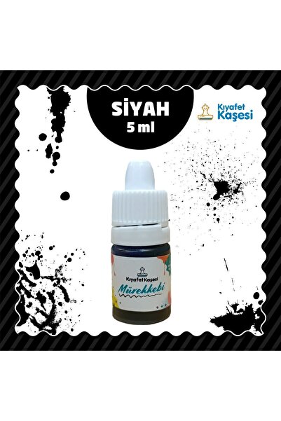 EDİP BASKI Kıyafet Kaşesi Yedek Mürekkebi Siyah