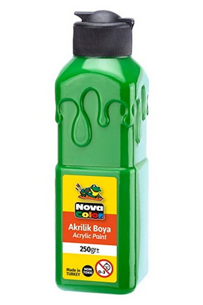 Nova Color 250 Gram Akrilik Boya Yeşil (nc-3013)