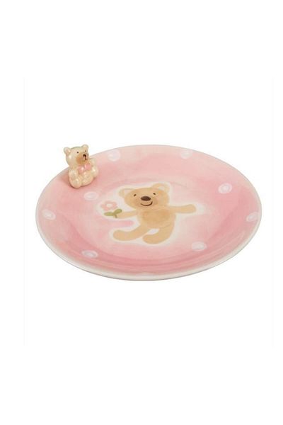 Paşabahçe 4 Piece Teddy Bear Ceramic Food Set