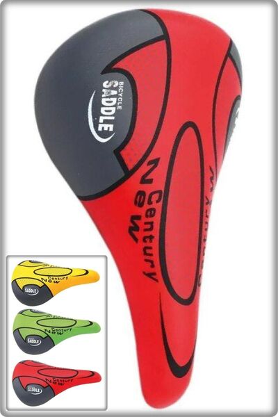 TAN EXPRESS Saddle Bicycle Saddle (SEAT) Yellow 6x17x27 Cm 1 Piece