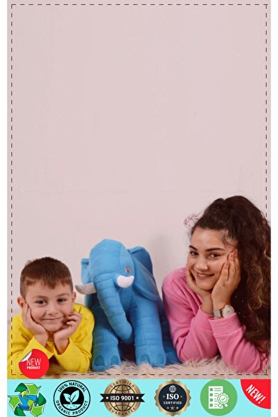 OMZ Pelus Oyuncak Kiz Erkek Cocuk Oyuncak Ayı Sevimli Fil Uyku Arkadaşım 80 Cm