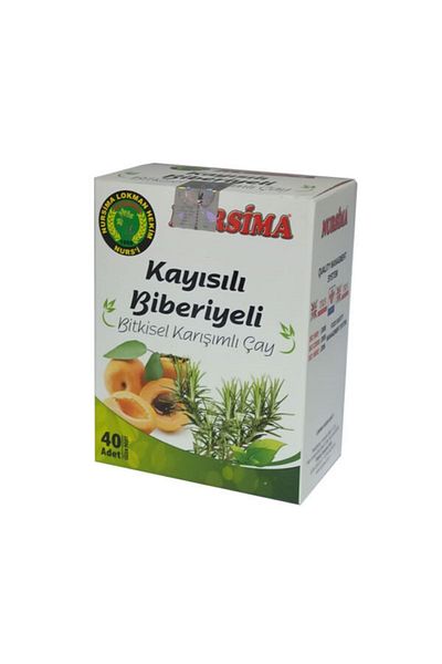 Nursima Apricot Rosemary Mix Herbal Tea 40 Pieces