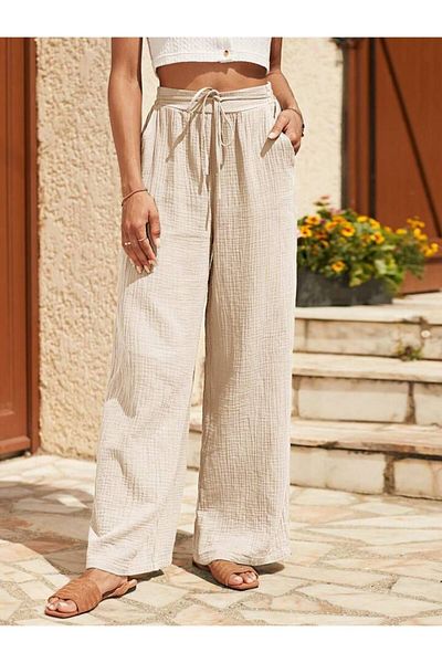 balkarconcept Muslin Women's Trousers - Relaxed Fit