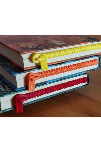 PLA Zipper Shaped Bookmark Stylish