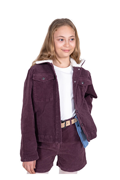 Ozmoz سروال قصير برتقالي - سترة رياضية شتوية للفتيات