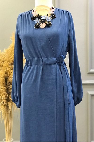 Ebrar Κατάστημα Ayrobin Side Tie Cup Lrm-1212-indigo