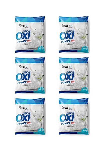 HOMM CLEAN Oxi Power 500 Gr Leke Çıkarıcı 6 Paket