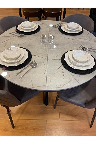 GNG Home Tekstil Jüt Halat Supla 4 Adet Amerikan Servisi Siyah