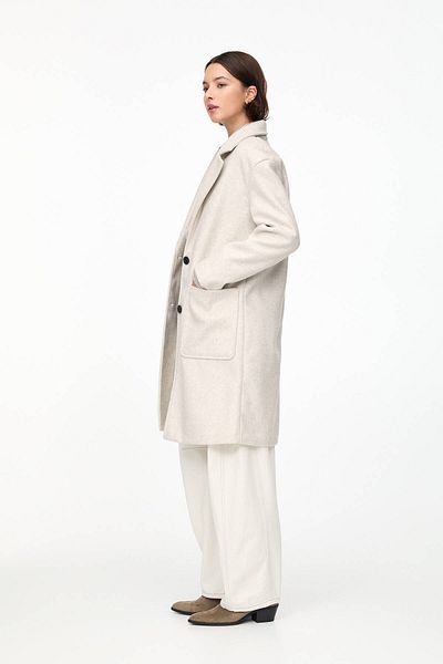 Pull & Bear Coat with Patch Pockets