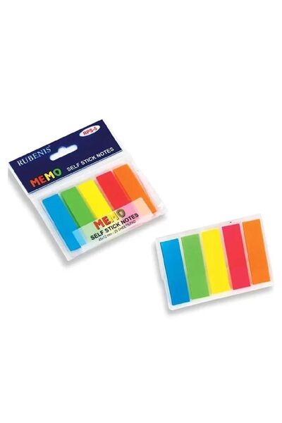 Rubenis Memo Rps-5 Adhesive Film Index Adhesive Bookmark 12X45 mm 6 Pieces