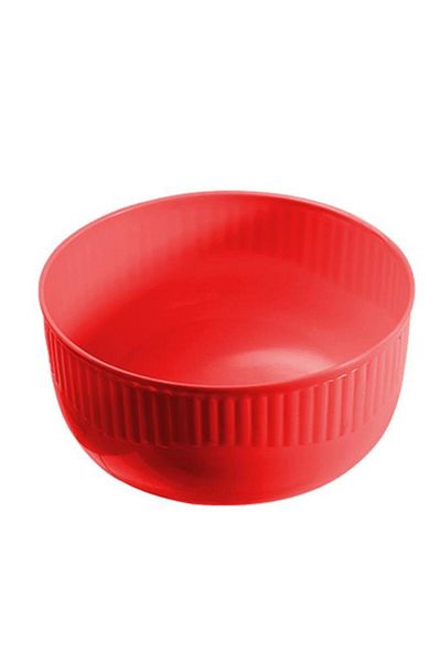 Tiesa Home Red Plastic 21cm Deep Bath Bath Bowl