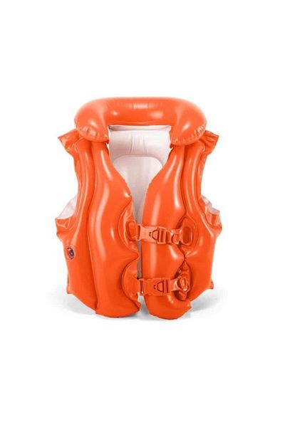 Intex Byd Store - 50 Cm Red Collared Life Jacket 58671