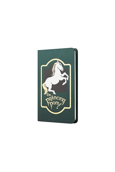 Mabbels Mini caiet cu copertă rigidă Lord Of The Rings elastic The Prancing Pony Green