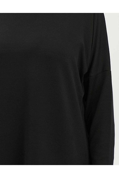 RESPİRO Soft Black Tunic - Comfortable Cut and Spell Summer