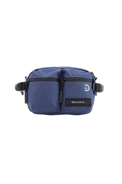 Discovery SHIELD RPET Polyester Waist Bag Blue, Hip Bag With Adjustable Strap and RFID Pocket