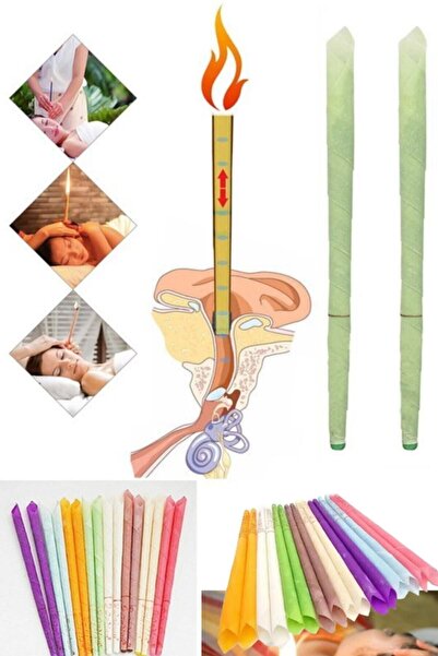 CNGZSHOP 2 Adet Kulak Temizleme Bakım Mumu Hijyenik Komple Full Temizlik Kula...