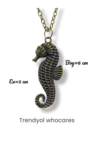whocares Sea Horse Symbol Unisex Necklace - Chained and High Quality
