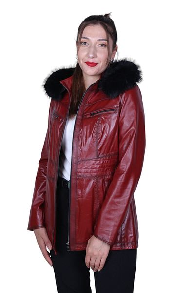 EYLÜL DERİ B-2002 Model Genuine Leather Women's Jacket