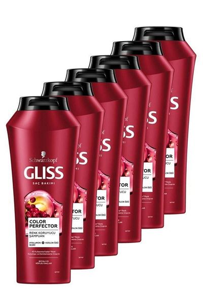 Gliss Color Protection Perfector Shampoo - 500 Ml x 6 Pieces