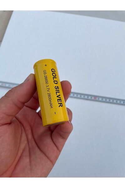 GoldSilver GOLD SİLVER 26650 3.7V 2800 mAH PİL
