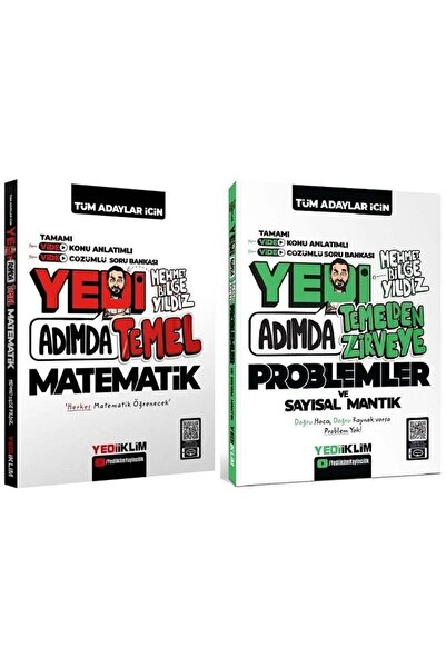 Yediiklim Yayınları 2026 Kpss Dgs Ales Yks Yedi Adımda Temel Matematik Proble...
