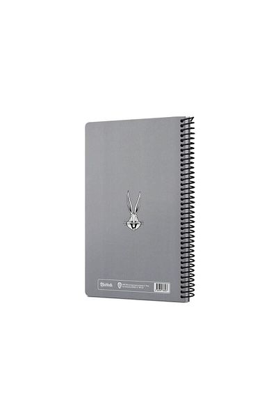 Mabbels Looney Tunes Whats Up Doc Spiral Notebook Gray - Striped
