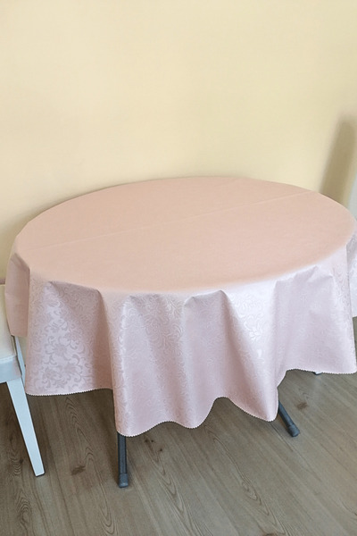 ELEGANCEV ALTI ASTARLI YUVARLAK MUŞAMBA MASA ÖRTÜSÜ -140 CM ÇAP-ELG6