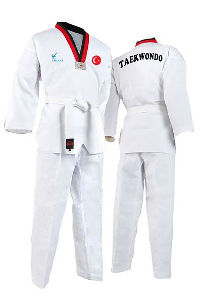BLUU Φόρεμα με στάμπα Crescent Star - Pum Collar Taekwondo Dobok