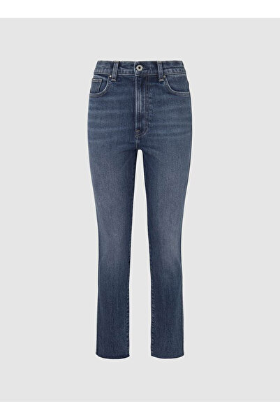 Pepe Jeans Yüksek Bel Düz Paça Standart Krem Kadın Denim Pantolon PL204590GX80