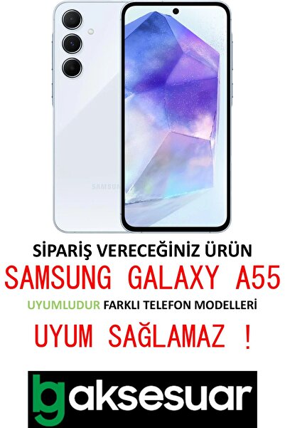 Samsung Galaxy A55 Baskılı Ve Kamera Korumalı A Kalite Tam Kaplama Kılıf