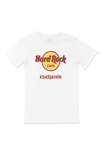 Cix تيشيرت أبيض من هارد روك كافيه إزمير بتصميم شعار على الجيب