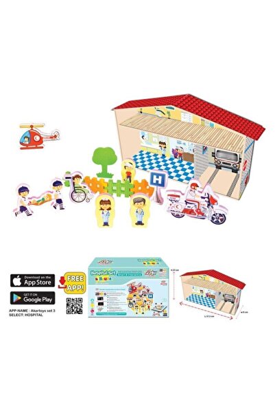 Akar Oyuncak Akar Jagu Meslek Seti Hastane Ev
