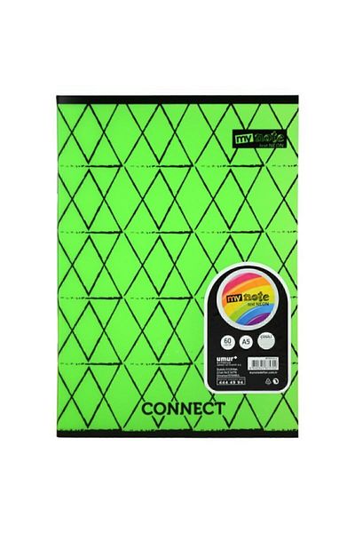 Mynote Text Pastel Notebook (a5) 60 Sheets (Lined)