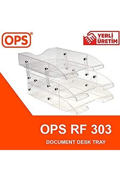 Ops Подвижна прозрачна полица за документи от 3 части Rf 603