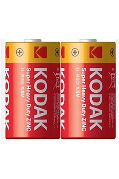 Kodak R20 Kalın D Boy Çinko Pil 2li Paket