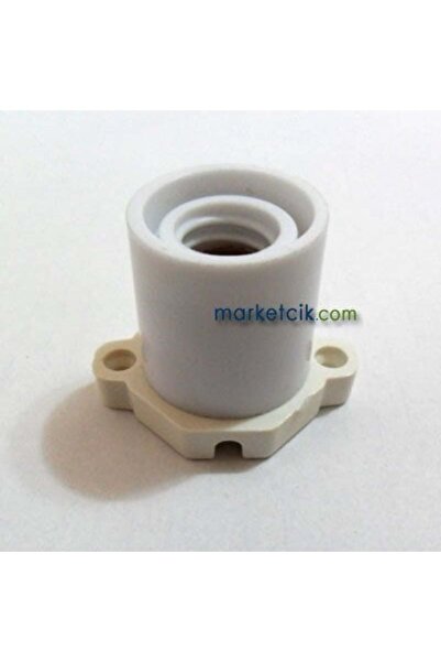 marketcik Bakalit E14 Beyaz Tabela Duvar Donanma Duy