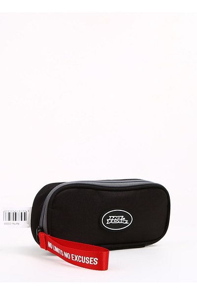 No Fear Μαύρη τσάντα μολυβιού για αγόρι NO FEAR ORGANIZER COMPARTMENT ΤΣΑΝΤΑ ΜΟΛΥΒΙΟΥ