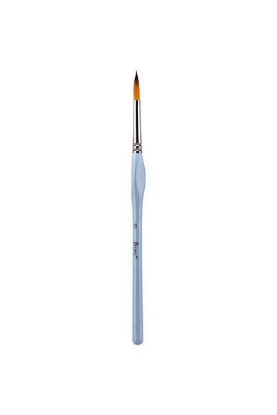 Brons Σειρά 123 Triangle Handle Synthetic Bristle Round Tip Brush No:9