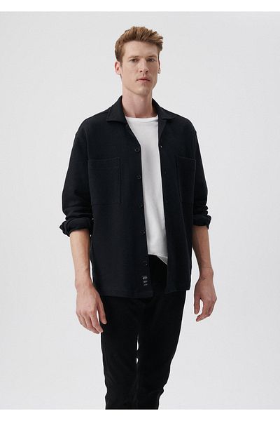 Mavi Μαύρο πουκάμισο Loose Fit / Loose Comfortable Cut 0210725-900