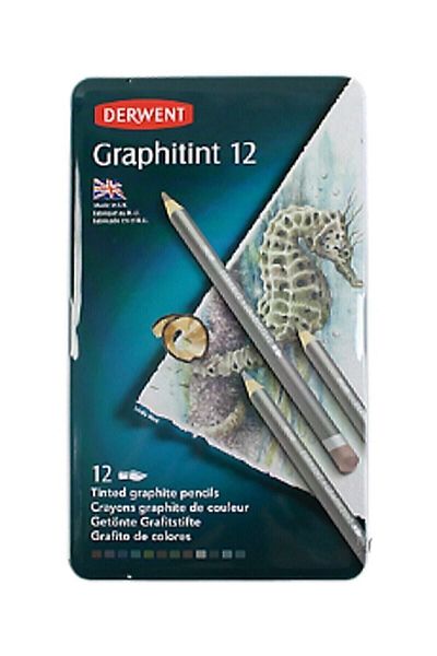 Derwent Graphitint Pen Tin Box of 12