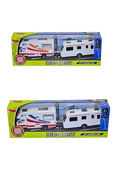 VARDEM OYUNCAK Xfd889-391 قافلة مكونة من قطعتين مصبوبة بالسحب والإسقاط -