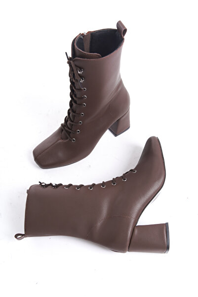 Entella Store Küt burun Bağcıklı Acı Kahve Bot