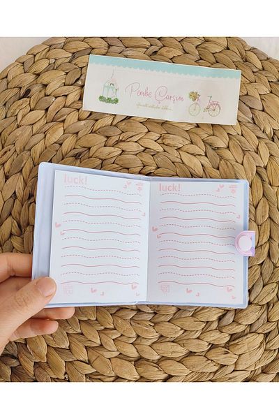 Pembe Çarşı BTS Kpop Mini Notepad - 1 Piece with Pens