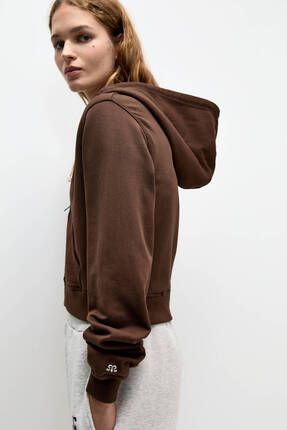 Pull Bear Fermuarl kapu onlu sweatshirt Fiyat Yorumlar Trendyol
