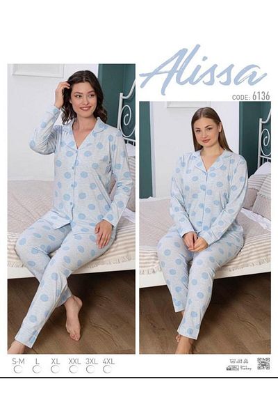Alissa Set de mâneci lungi ALİSSA 6136
