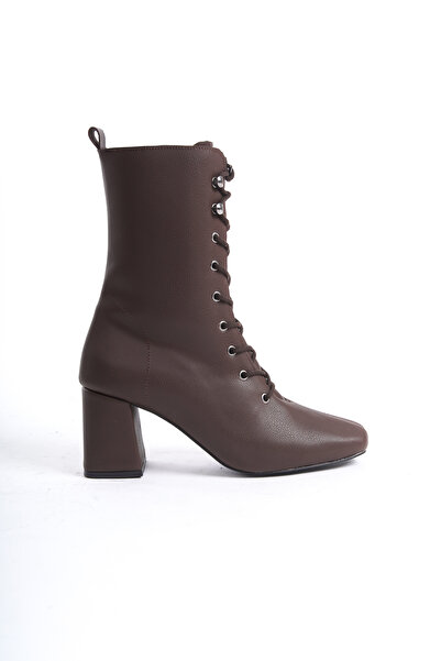 Entella Store Küt burun Bağcıklı Acı Kahve Bot